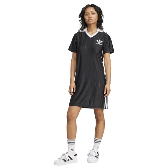 Adidas Γυναικείο φόρεμα Adicolor 3-Stripes Pinstripe Dress